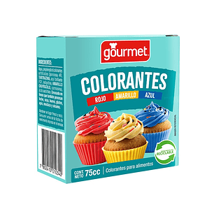 Colorante Tradicional Gourmet ( 3 x 75 ML )