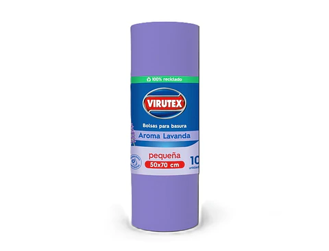 Bolsas de Basura Aroma Lavanda Virutex 50 x 70 CM ( 1 Rollo )
