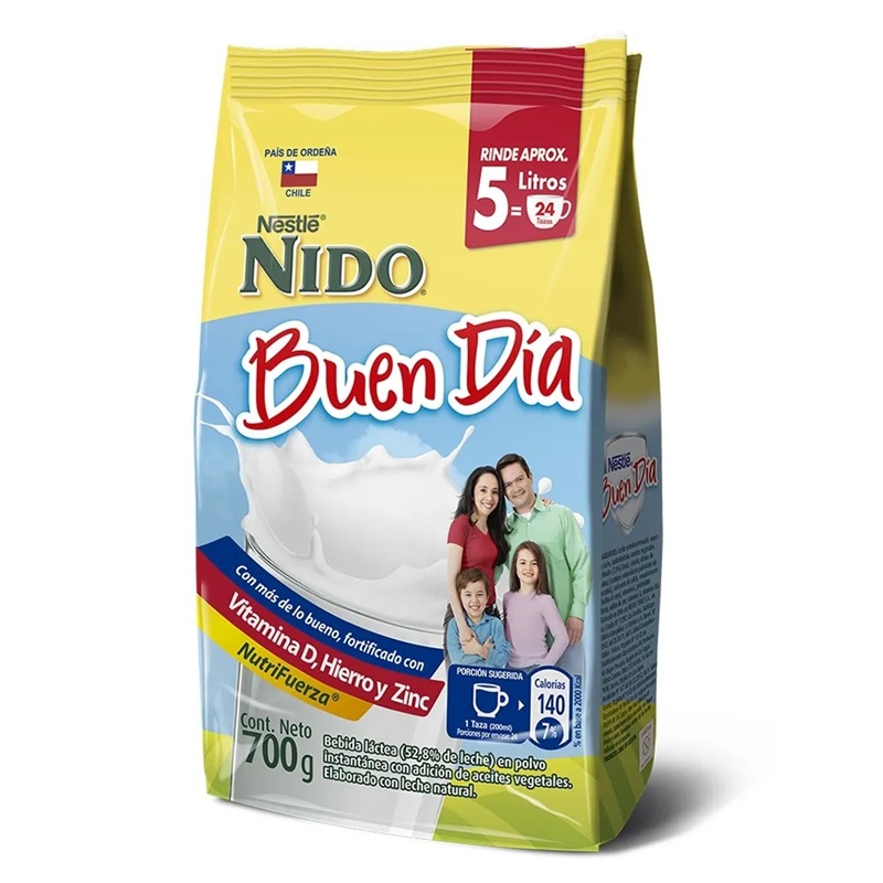 Leche en Polvo Nido Buen Día ( 2 x 700 G ) 1