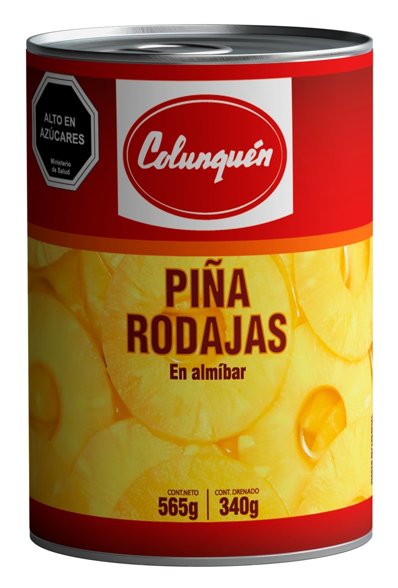 Piñas Rodajas Colunquén ( 3 x 565 G ) 1
