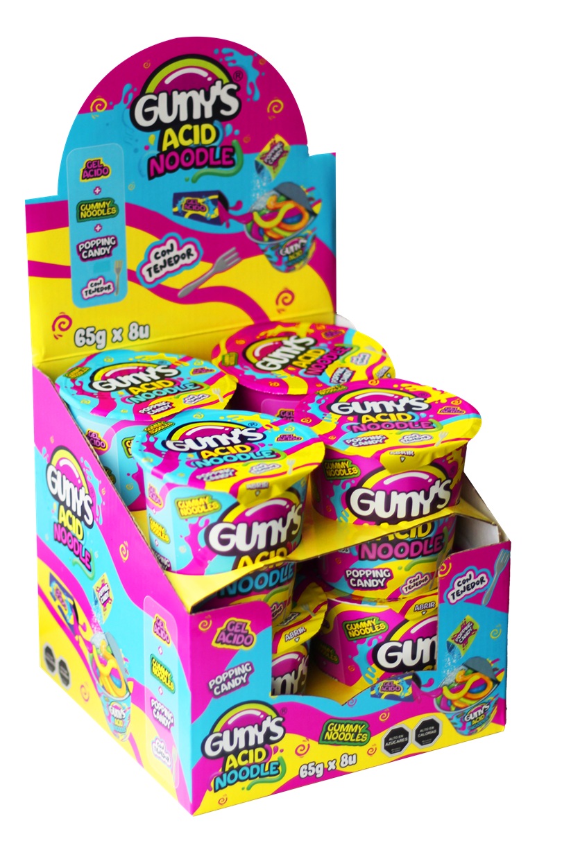 Gunys Acid Noodles ( 8 x 65 G ) 1