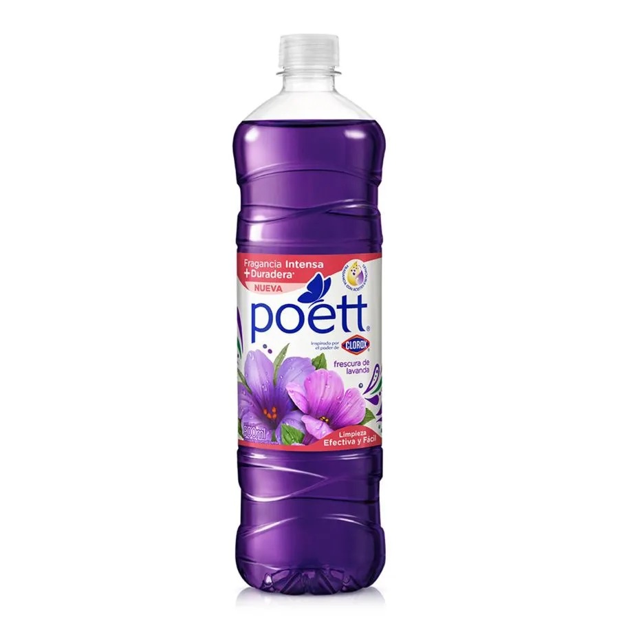 Limpiador Desinfectante Poett Lavanda ( 3 x 900 ML ) 1