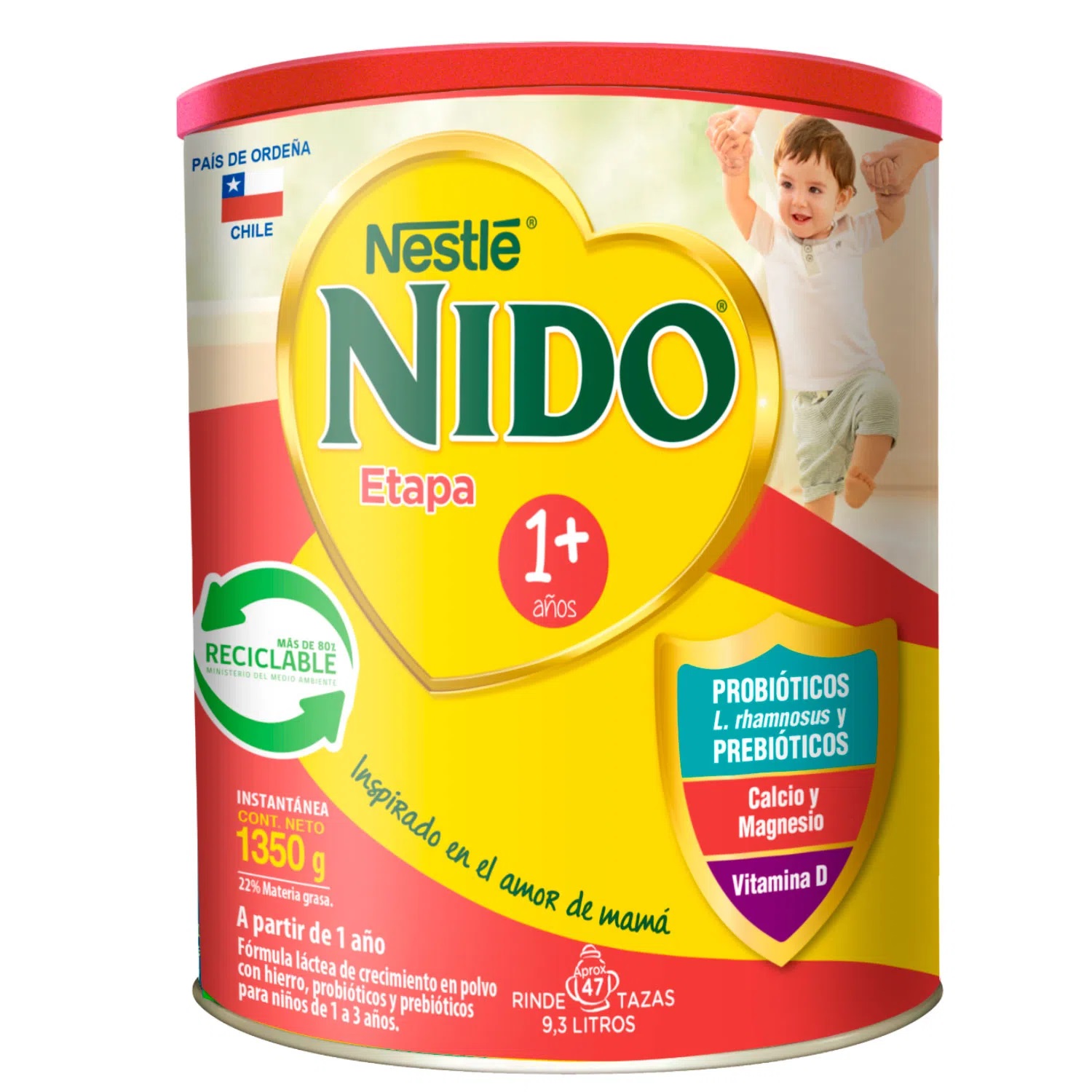 Leche Nido Etapa 1+ Tarro ( 1.35 KG )