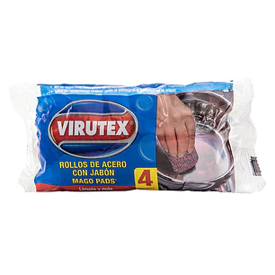 Mago Pads Con Jabón Virutex ( 9 x 4 UD )