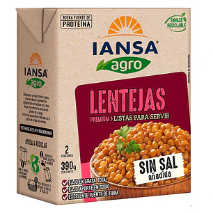 Lentejas Iansa Agro ( 3 x 390 G )