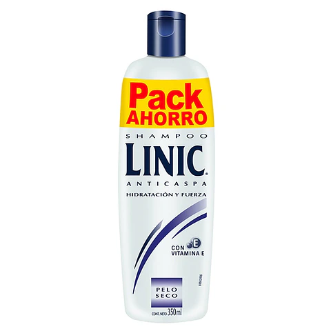 Shampoo Anticaspa Linic Cabello Normal ( 2 x 350 ML )
