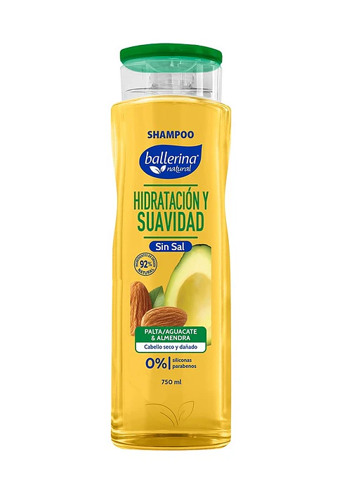 Shampoo Ballerina Palta Botella ( 2 x 750 ML )