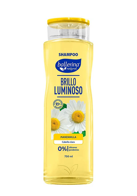 Shampoo Ballerina Manzanilla Botella ( 2 x 750 ML )