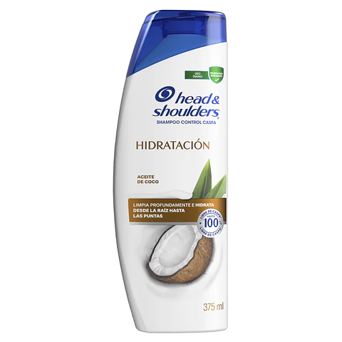 Shampoo Head & Shoulders Hidratación ( 2 x 375 ML )