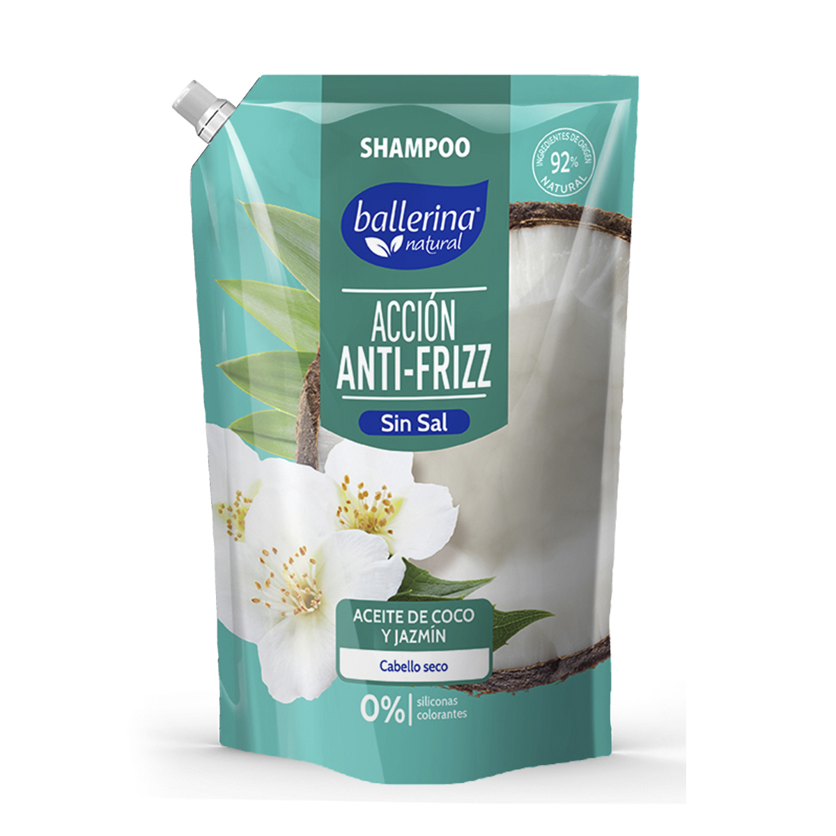 Shampoo Ballerina Doypack Coco Jazmín ( 2 x 750 ML ) 1