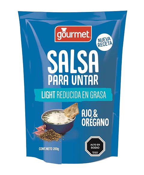 Salsa Untable Ajo Orégano Gourmet ( 3 x 200 G )