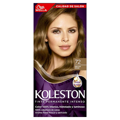 Tinte Koleston 72 Rubio Mate Mediano ( 1 UD )
