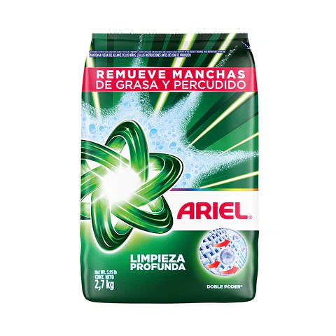 Detergente Ariel en Polvo Regular ( 2.7 KG )