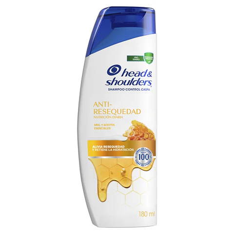 Shampoo Head & Shoulders Anti Resequedad ( 2 x 180 ML )