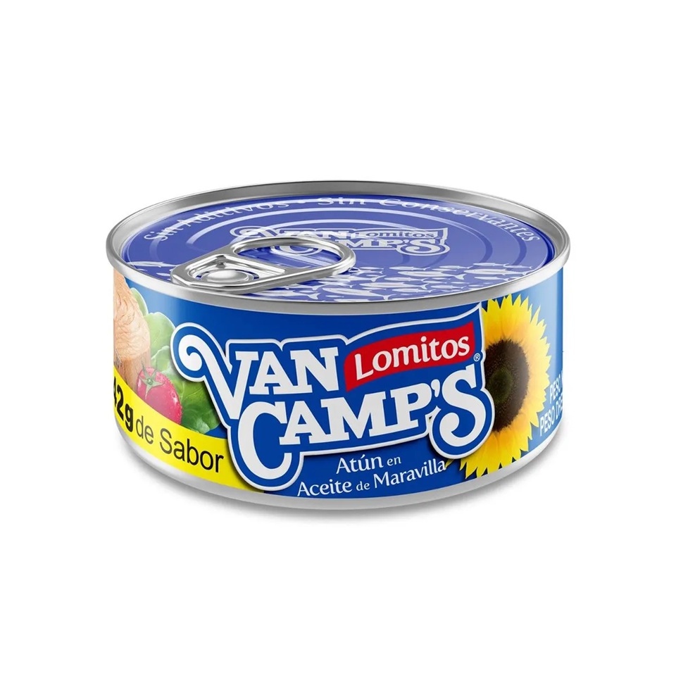 Atún Lomitos Van Camps Aceite ( 3 x 142 G ) 1