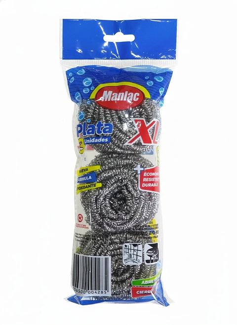 Esponja Plata Manlac ( 5 x 3 UD )