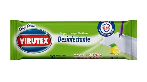 Trapero Desinfectante con Ojal Virutex ( 3 x 10 UD )