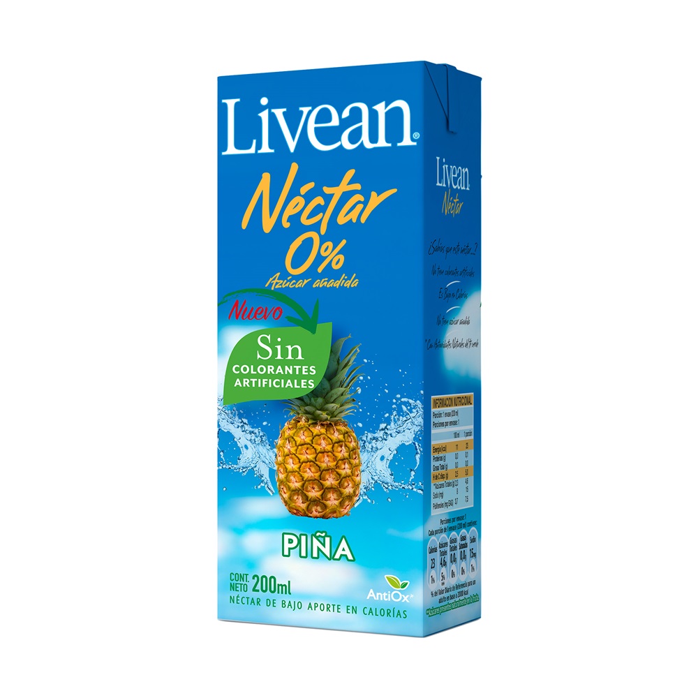 Néctar Livean Piña ( 6 x 200 ML ) 1