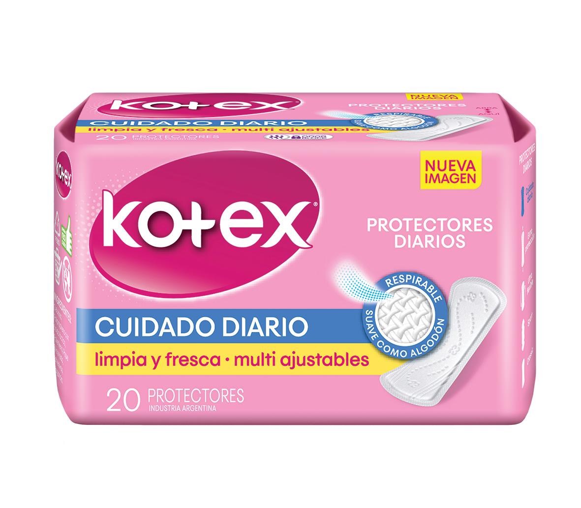 Protector Diario Kotex ( 4 x 20 UD ) 1