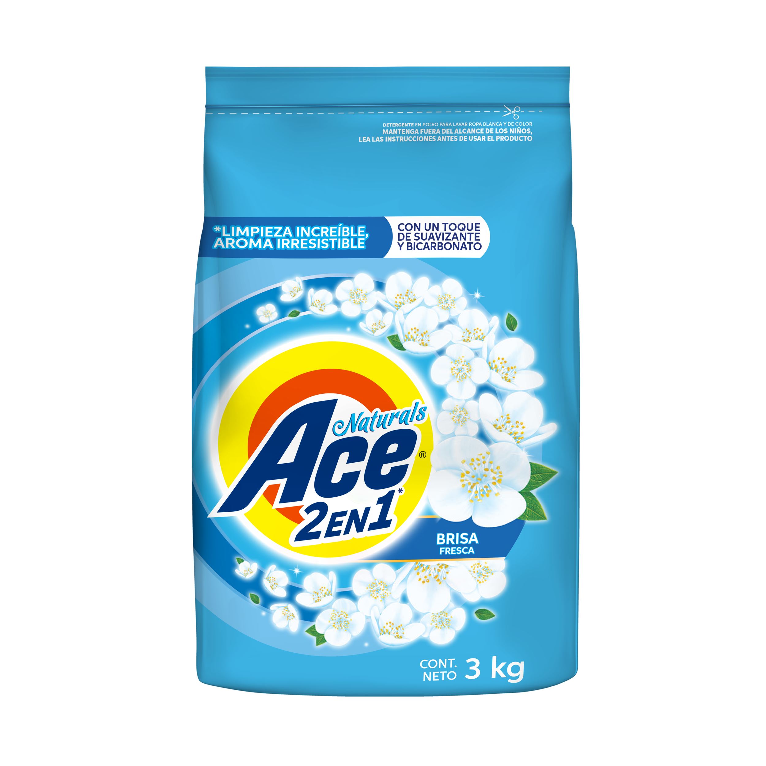 Detergente Ace Naturals Brisa Fresca ( 3 KG ) 1