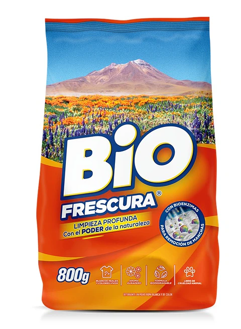 Detergente en Polvo Bio Frescura Desierto Florido ( 3 x 800 G )