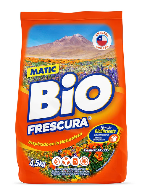 Detergente en Polvo Bio Frescura Desierto Florido ( 4.5 KG )