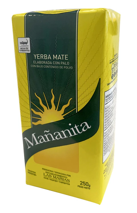 Yerba Mate Prensada con Palo Mañanita ( 2 x 250 G )