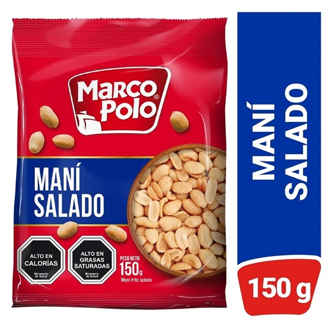 Maní Salado Marco Polo ( 4 x 160 G ) 1