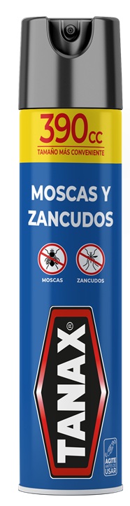 Insecticida Aerosol Tanax Moscas y Zancudos ( 3 x 390 ML ) 1
