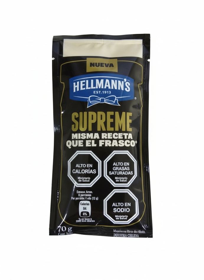 Mayonesa Hellmanns Supreme Sachet  ( 18 x 70 G ) 1