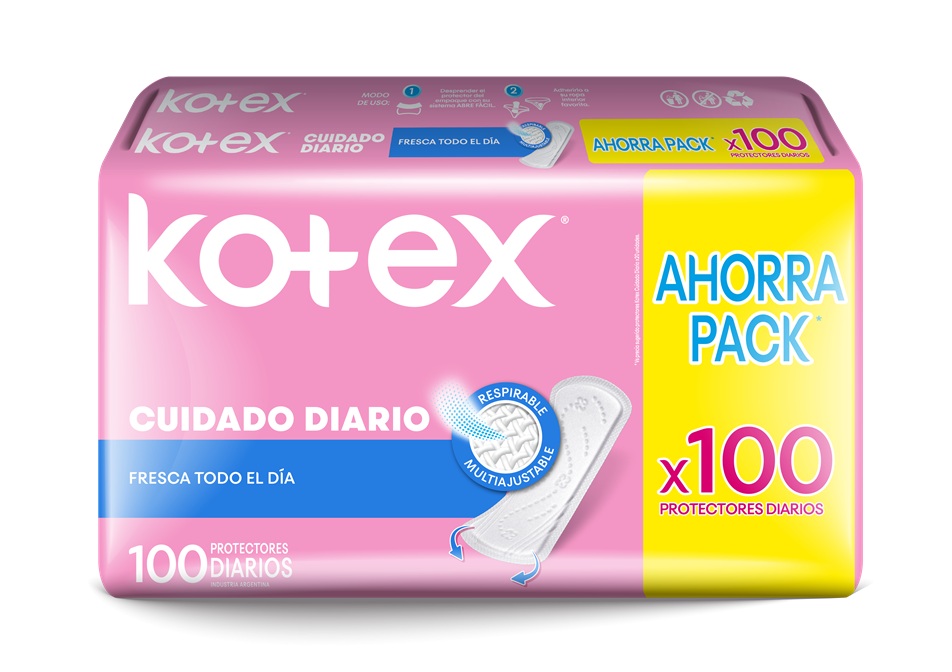 Protector Diario Kotex ( 5 x 100 UD ) 1