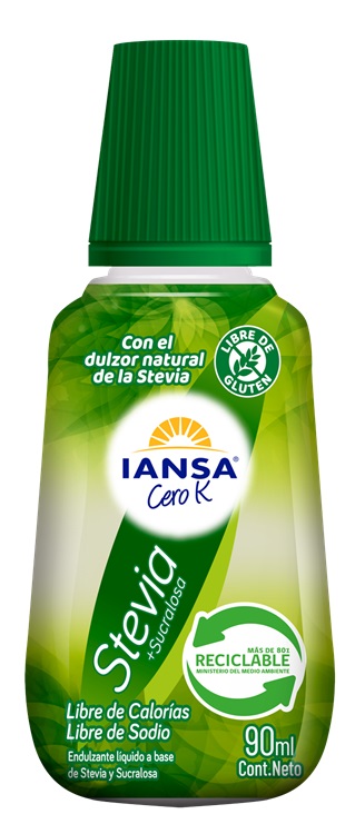 Endulzante Iansa Cero K Stevia ( 90 ML ) 1