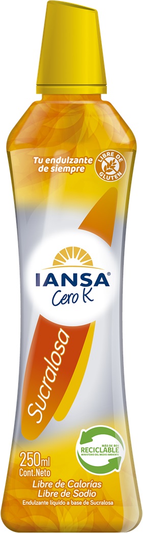 Endulzante Iansa Cero K Sucralosa ( 250 ML ) 1
