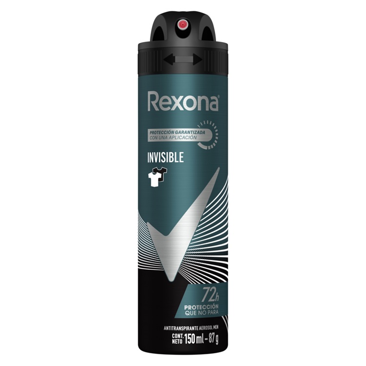 Desodorante Antitranspirante Rexona Men Invisible ( 3 x 150 ML ) 1