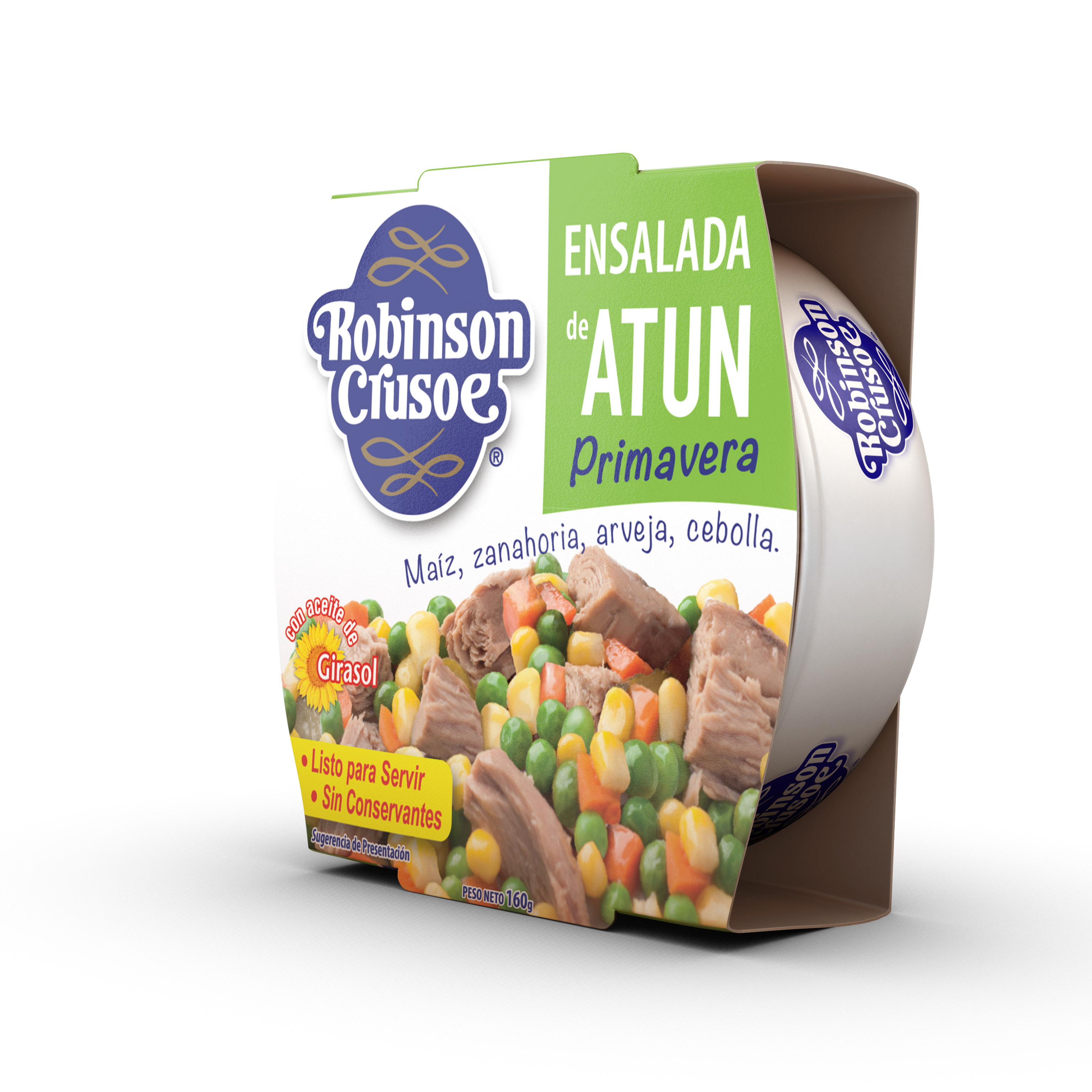 Ensalada de Atún Robinson Crusoe Primavera ( 3 x 160 G ) 1