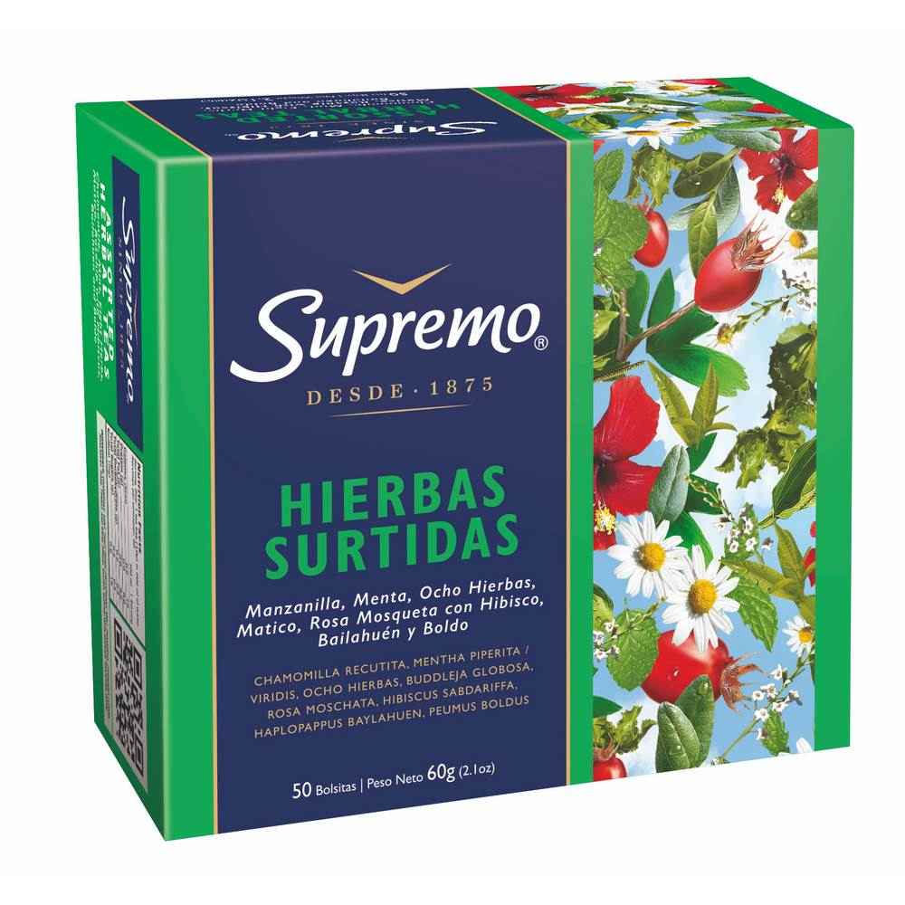 Infusión de Hierbas Surtidas Supremo ( 2 x 50 Bolsitas ) 1