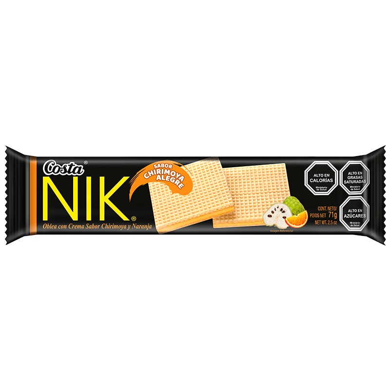 Galleta Nik Chirimoya Alegre Costa ( 4 x 71 G ) 1