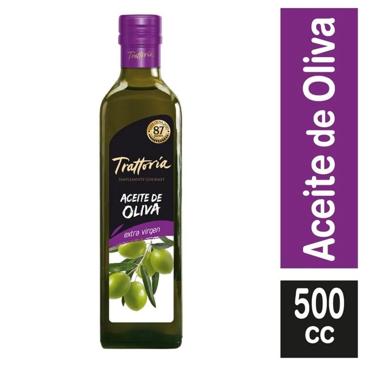 Aceite de Oliva Extra Vírgen Trattoria (  500 ML ) 1