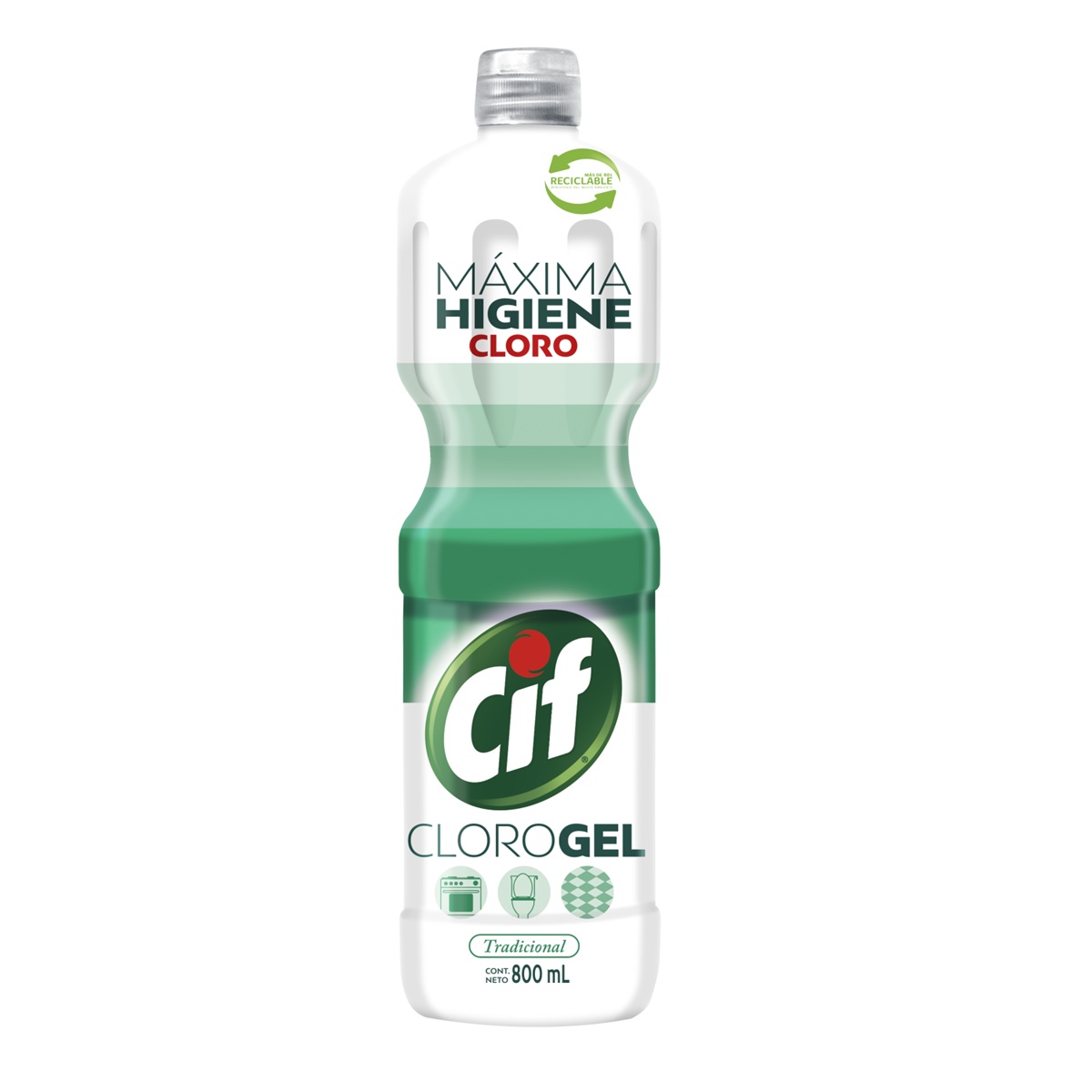 Cloro Gel Tradicional CIF ( 2 x 800 ML ) 1