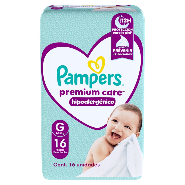 Pañal Pampers Premium Care G ( 16 Pañales ) 1