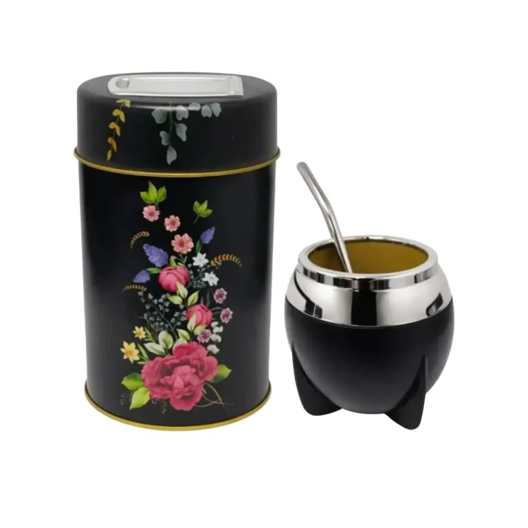 Kit Florece Yerbera con Mate y Bombilla Anymate ( 1 UD ) 1