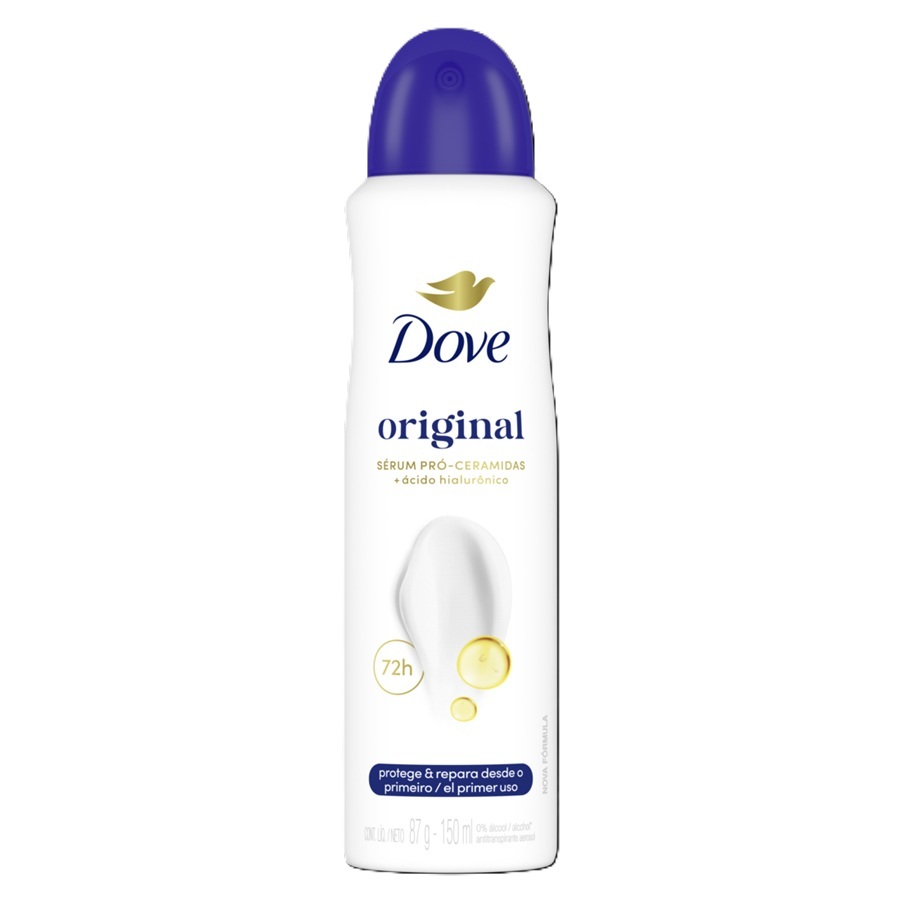 Desodorante Antitranspirante Aerosol Dove Woman Original ( 3 x 150 ML ) 1