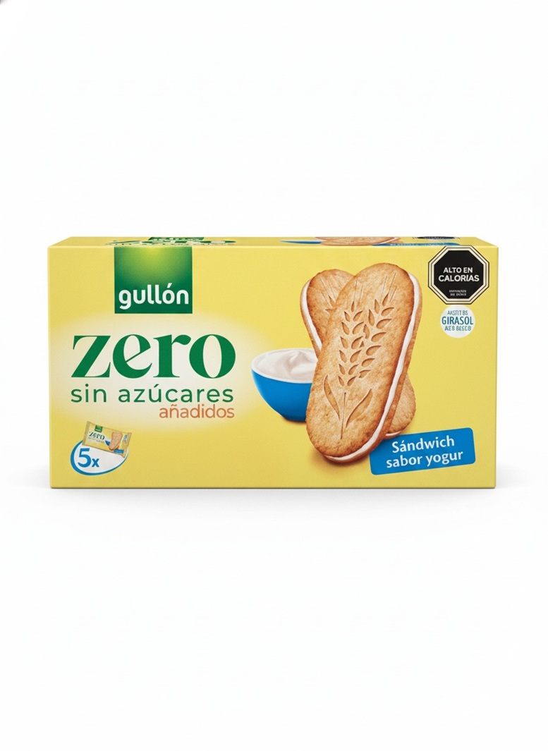 Galletas Gullón Zero Sandwich de Yogurt ( 4 x 220 G ) 1