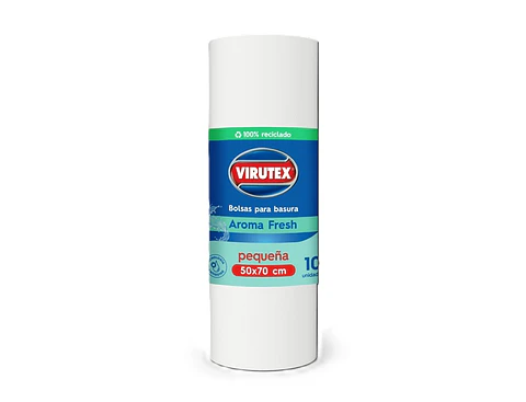 Bolsas de Basura Aroma Fresh Virutex 50 x 70 CM ( 1 Rollo )
