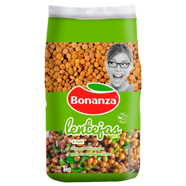 Lentejas 6MM Bonanza ( 2 x 1 KG ) 1