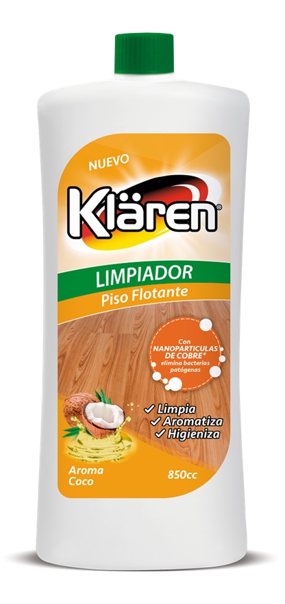 Limpiador Piso Flotante Coco Klaren ( 2 x 850 ML ) 1