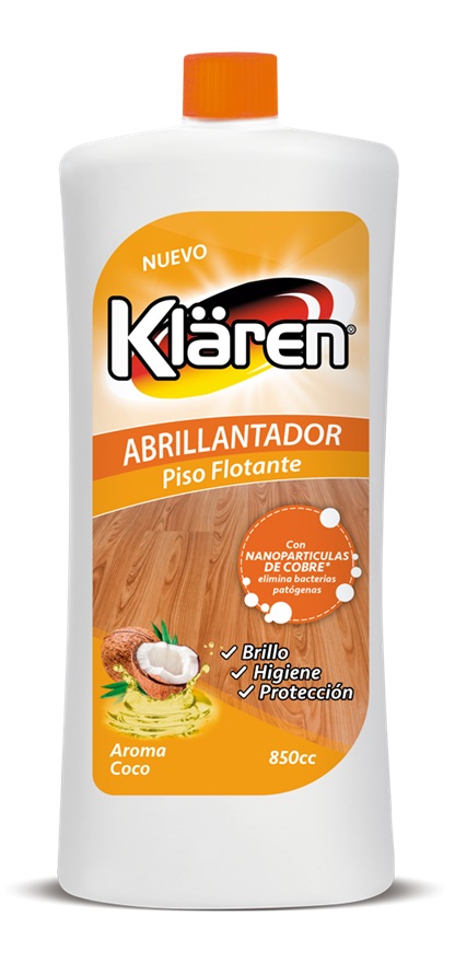 Abrillantador Piso Flotante Coco Klaren ( 2 x 850 ML ) 1