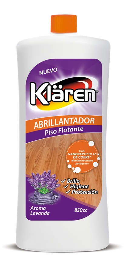 Abrillantador Piso Flotante Lavanda Klaren ( 2 x 850 ML ) 1