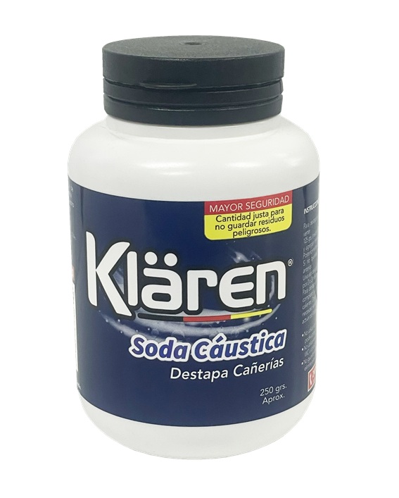 Soda Cáustica Klaren ( 3 x 250 G ) 1