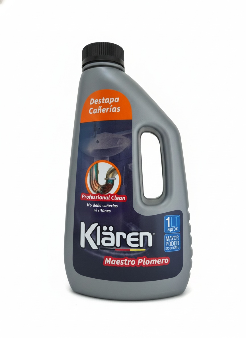 Destapa Cañerías Maestro Plomero Klaren ( 2 x 1 LT ) 1